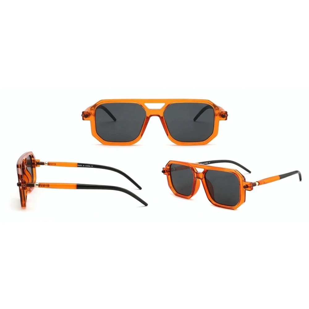 Retro Rectangle Flat Top Women Sunglasses -Chunky Square Tinted Sun Glasses 2026